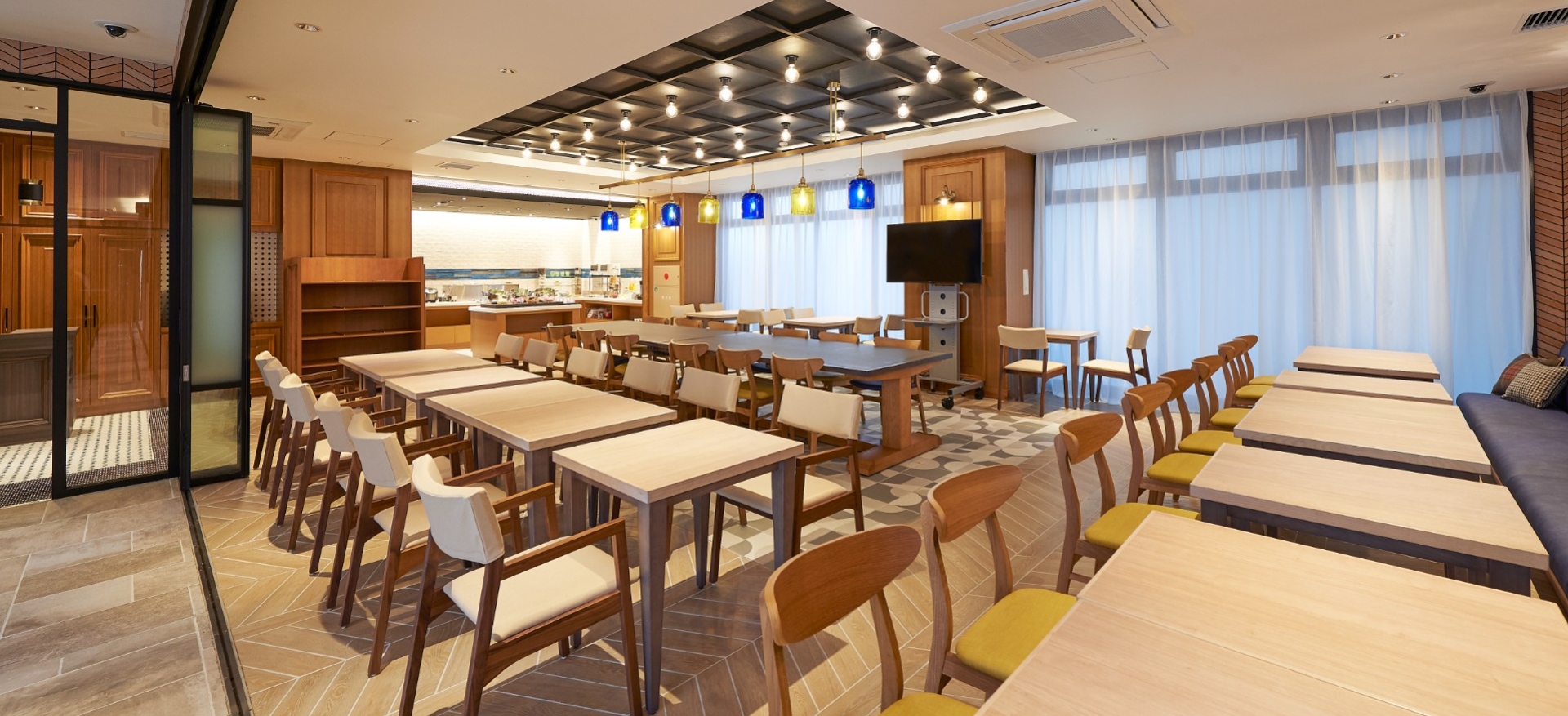 朝食会場
