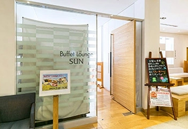 写真：朝食会場入口