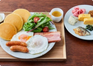 山笑ふ 朝洋食プレート
