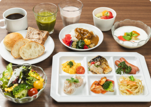 盛り付け例（洋食）