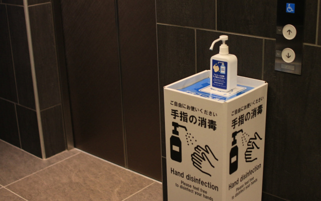 消毒液の設置