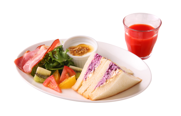 画像:コールスローたまごサラダサンドプレート