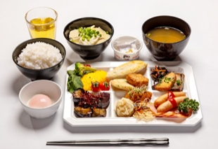 盛り付け例（和食）