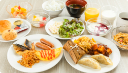 画像：朝食