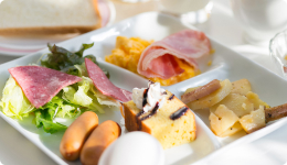 写真：朝食