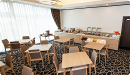 写真：朝食会場