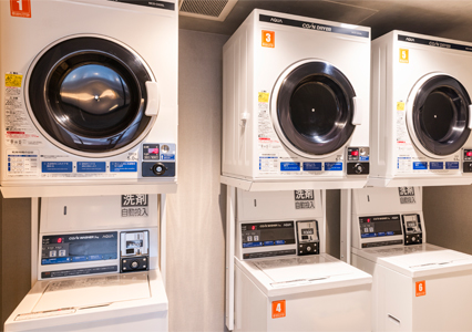 画像:コインランドリー