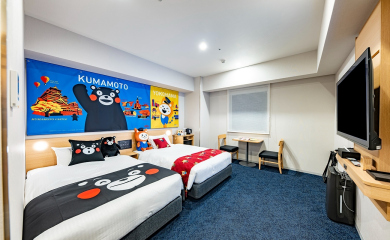 そうにゃん・くまモンルーム(ツインルーム)
