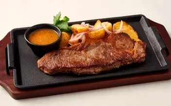 US産牛サーロインバタービーフステーキ 山わさびソース