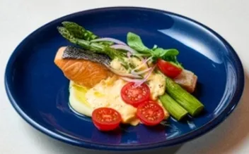 サーモンとアスパラのオーブン焼き