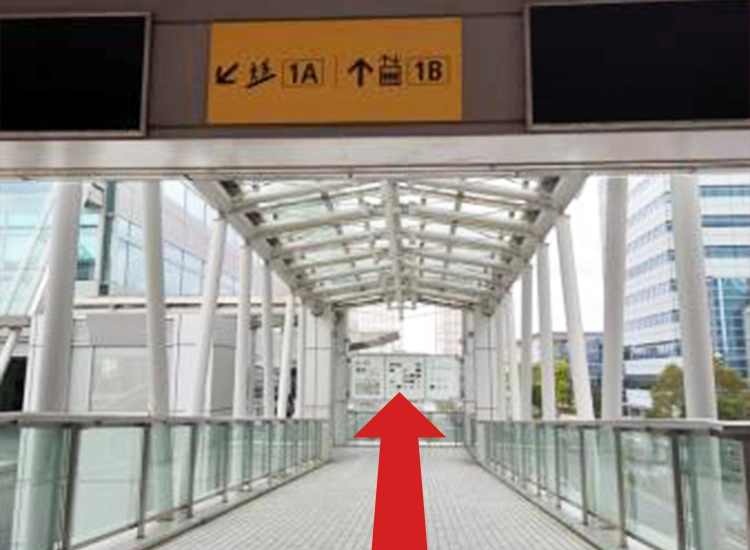 まっすぐ進みます。