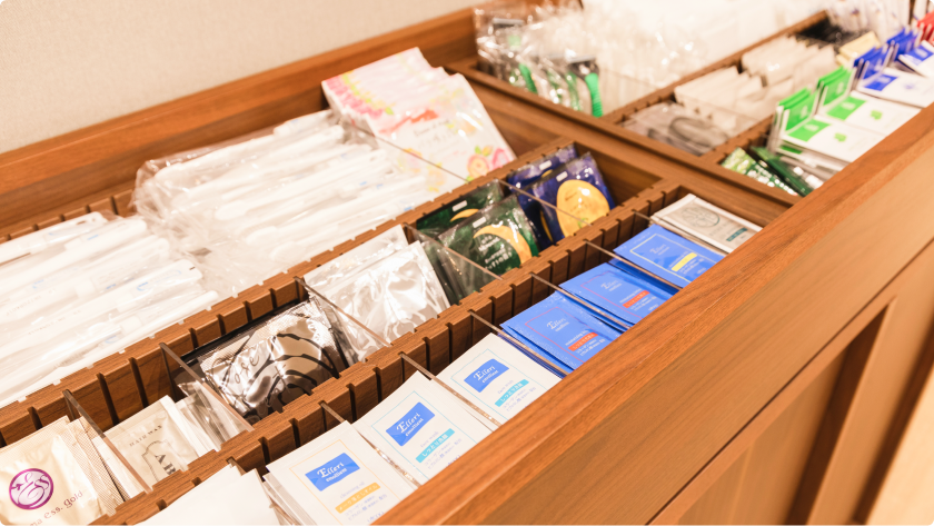 充実のアメニティ